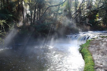 Kerosene Creek Waterfall